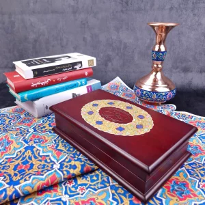 جعبه چوبی صنایع دستی زعفران نگارگری   کد  BW5512