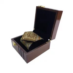 جعبه چوبی کراوات کد BW5509