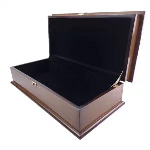 جعبه چوبی کاشی طرح گل و مرغ BW5507