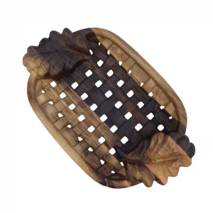 اردوخوری طرح  برگ حصیری چوبی کد WD5673