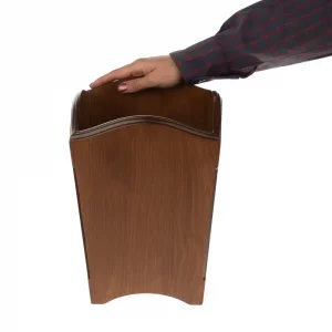 سطل زباله چوبی کلاسیک کد BT060