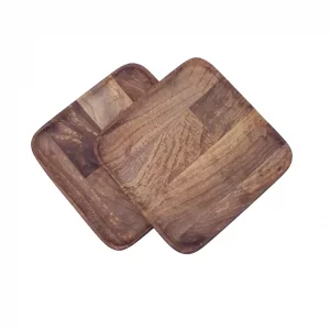 بشقاب چوبی مربع کد WD5518