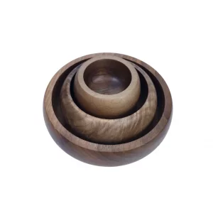 کاسه چوبی قطر 15 سانتی متر کد WD5524