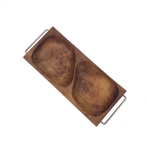 اردوخوری دو خانه دسته فلزی کد WD5680
