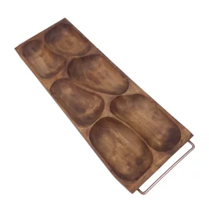 اردوخوری شش خانه دسته فلزی کد WD5684