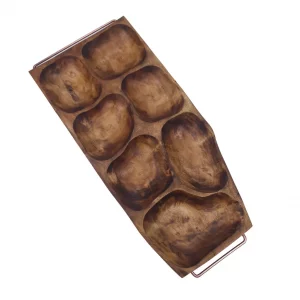 اردوخوری هفت خانه دسته فلزی کد WD5685