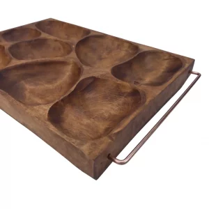 اردوخوری هشت خانه دسته فلزی کد WD5686