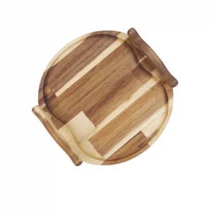 سینی گرد چوبی بزرگ کد WD5629