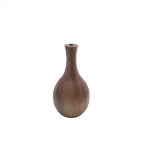 گلدان چوبی خمره ای کد WD5931