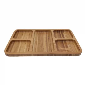 اردوخوری مستطیل پنج خانه چوبی کد WD5796