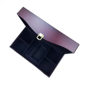 جعبه چوبی دمنوش و زعفران BW5558