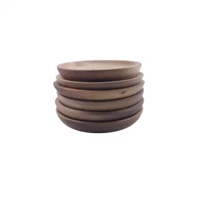 ست شش عددی پیش دستی چوبی 15 سانت کد WD6094