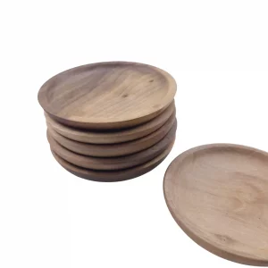 ست شش عددی پیش دستی چوبی 15 سانت کد WD6094