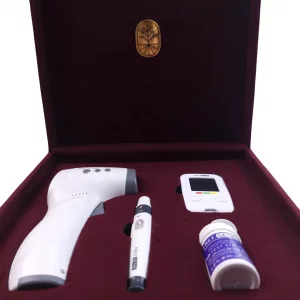 پک هدیه  تب سنج و تست قند خون  الوین کد PM5503