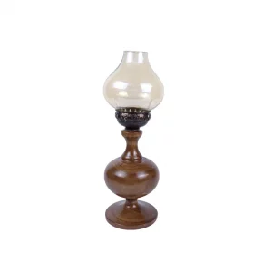 جا شمعی چوبی طرح شقایق کد WD6143
