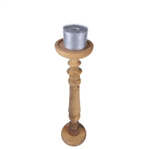 شمعدان چوبی ایستاده 50 سانت کد WD6165