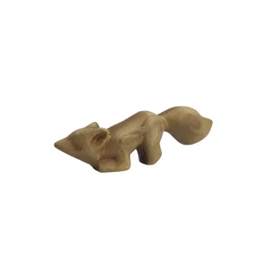 مجسمه چوبی طرح روباه کد WD6261