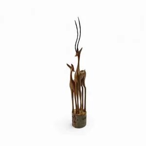 مجسمه غزال چوبی کد WD6423