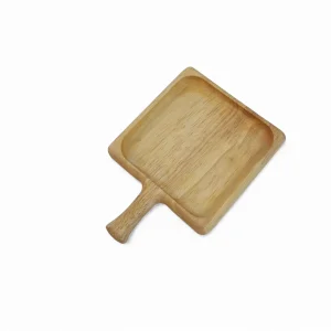 زیر لیوانی چوبی راکتی مربع کد WD6464