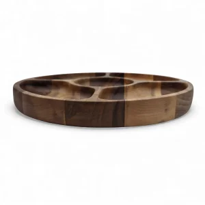 اردو خوری چوبی گرد 5 خانه کد WD6476