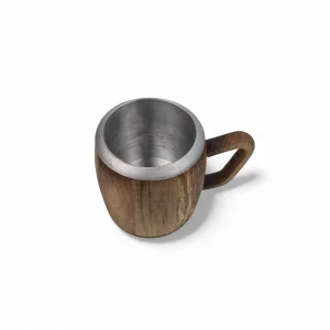 ماگ چوبی داخل فلزی کدWD6545
