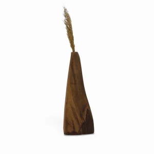 گلدان چوبی روستیک کد WD6546