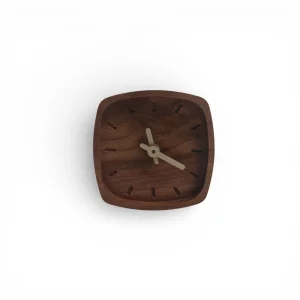 ساعت رومیزی چوبی مربع کد WD6599