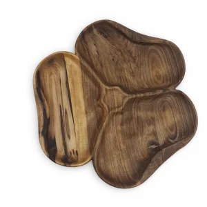 سینی سرو 3 خانه چرخان طرح گل کد WD6669