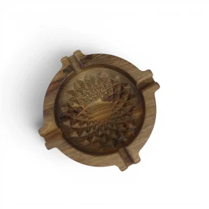 زیر سیگاری چوبی منبت کد WD6832