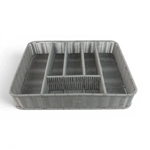 جای قاشق و چنگال طرح حصیری 6 خانه کد WD6866