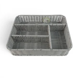 جای قاشق و چنگال طرح حصیری 4 خانه کد WD6867