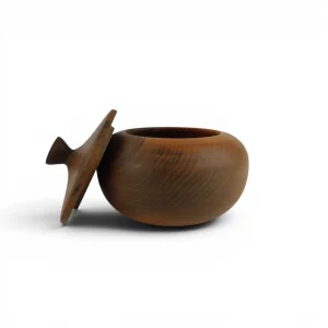 قندان چوبی خمره ای کد WD5774