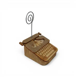 هولدر عکس چوبی طرح ماشین تایپ کد WD6935