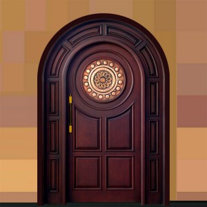 درب چوبی لابی کلاسیک کد 101