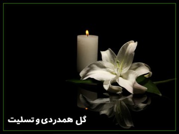 گل تسلیت و همدردی