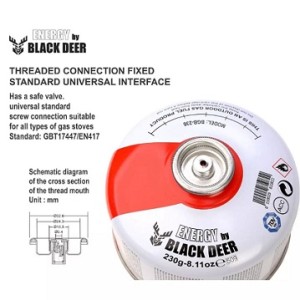 کپسول گاز کوهنوردی برند (بلک دیر)  BLACKDEER