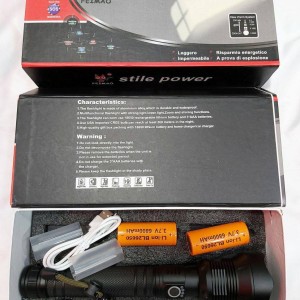 چراغ قوه برد بالا 9000 لومنی مدل STILE POWER⁣.jpg