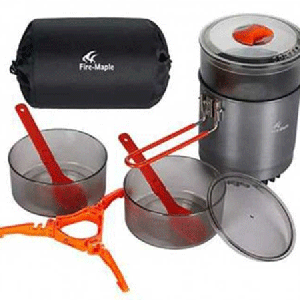 کیت بخار پز، ست ظروف و جت بویل کوهنوردی فایرمپل مدل ایسلند Fire-maple Island Steamer kit