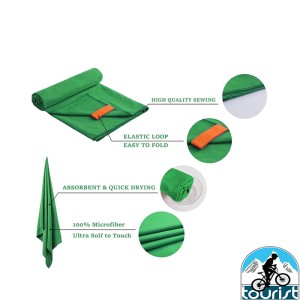 حوله مسافرتی نانو سالولو  SALULU مدل حوله سفری سه تکه میکرو فایبر SALULU /3 Pack Microfiber Travel Quick Dry Towel Lightweight
