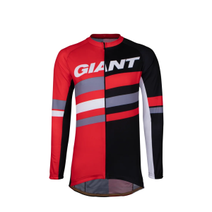بلوز دوچرخه سواری جاینت مدل Giant Pursue LS Jersey رنگ قرمز
