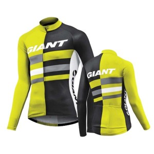 بلوز دوچرخه سواری جاینت مدل Giant Pursue LS Jersey رنگ زرد