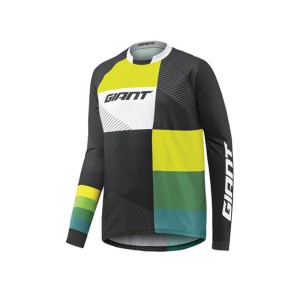 بلوز دوچرخه سواری جاینت مدل Giant CLUTCH LS Jersey سبز
