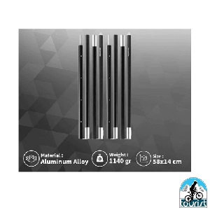 تیرک سایبان نیچرهایک sections 5 مدل TM-02 6061  aluminum canopy pole