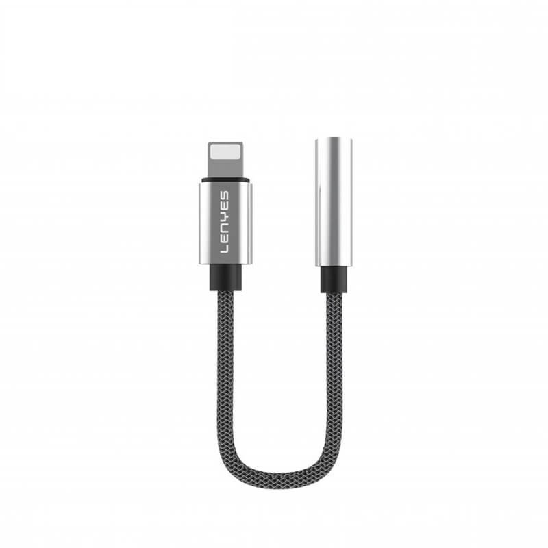 کابل تبدیل آیفون به جک 3.5 صدا لنیس مدل  LENYES - AX105