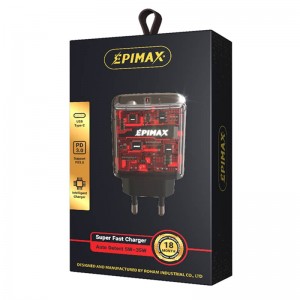 شارژر 35 وات تایپ سی ایپیمکس مدل EPIMAX EU-80 PD 35W