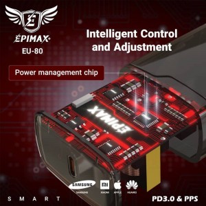 شارژر 35 وات تایپ سی ایپیمکس مدل EPIMAX EU-80 PD 35W
