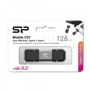 فلش مموری 128 گیگابایت سیلیکون پاور نسل USB 3.2 مدل Silicon Power C51