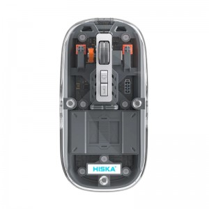 ماوس بیسیم شفاف هیسکا مدل HISKA Wireless Mouse Model HX-MO155