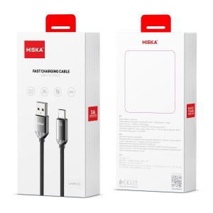 کابل شارژ 3 آمپر تایپ سی هیسکا HISKA-LX-801AC