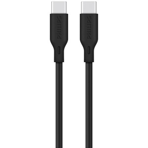 کابل شارژ 65 وات تایپ سی به تایپ سی فیلیپس مدل PHILIPS-DLC4561CB